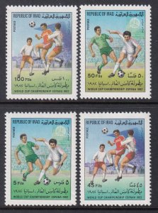 Iraq 1081-1084 Soccer MNH VF