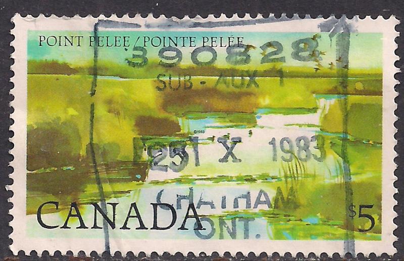 Canada 1983 $5 Point Pelee Definitive used stamp ( A935 )