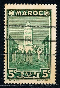 French Morocco #152 Single Used