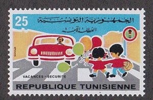 Tunisia # 657, Highway Safety, Mint, NH