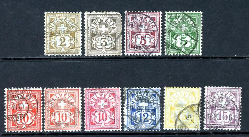 Switzerland 69-76 Used