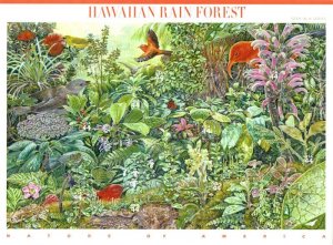 US #4474 44c Hawaii Rain Forest, Sheet, VF mint never hinged, Fresh Sheet