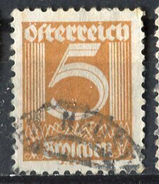 Austria; 1925: Sc. # 307: Used Single Stamp +