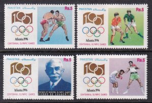 Pakistan 861-864 Summer Olympics MNH VF