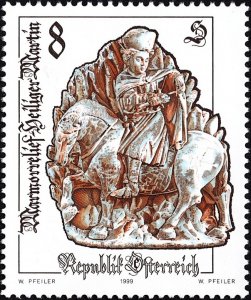 Austria 1999 MNH Stamps Scott 1786 Art Saint Martin