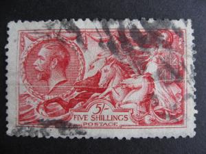 GREAT BRITAIN 174 ? with pre printing crease across entire stamp!Has faults tho. 