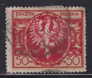 Poland 164 Polish Eagle 50MK 1921