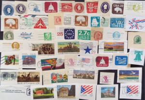 US Used Envelope Stamps (Cut Squares)