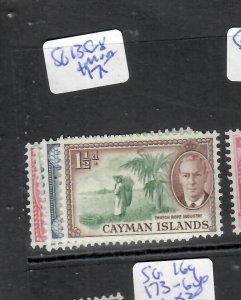 CAYMAN ISLANDS (P2409B) KGVI 1/4D-1 1/2D    SG 135-8    MOG 