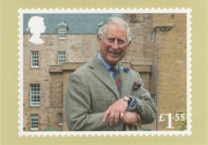 Great Britain 2018 PHQ Card Sc 3801e 1.55pd Princes Charles at Castle of May ...