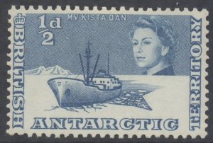 British Antarctic Territory Scott 1 - SG1, 1963 Elizabeth II 1/2d MH*
