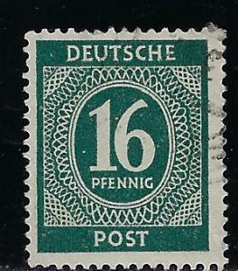 Germany AM Post Scott # 542, used