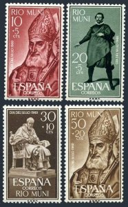 Rio Muni B3-B6,MNH.Michel 14-17. Bishop Juan de Ribera;Klpwn,by Velazques.1961.