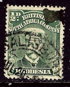 Rhodesia 119 Used 1917 issue  rounded corner    (ap6076)