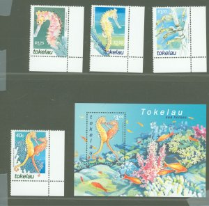 Tokelau  #293-297  Single (Complete Set) (Fauna)