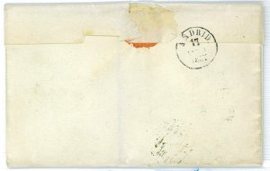 P0115 - España - POSTAL HISTORY - Ed # 48  azul de Alcazar de S. Juan  a Madrid 