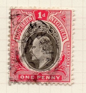 Southern Nigeria 1904-07 Early Issue Fine Used 1d. 275537