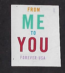 Modern Imperforate Stamps Catalog #4978a Single From Me to You Sign