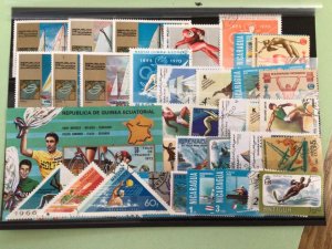 Sports mounted mint or used  stamps A8748