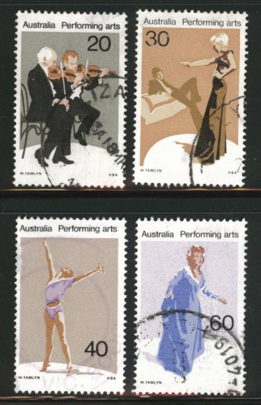 AUSTRALIA Scott 655-8 used Performing Art set