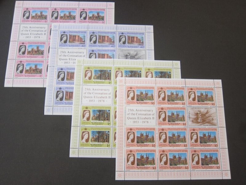 St Vincent & the Grenadines 1978 Sc 153-6 set MNH