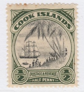 COOK ISLANDS 1932 1/2d Perf. 14MH* Stamp A30P16F42021-