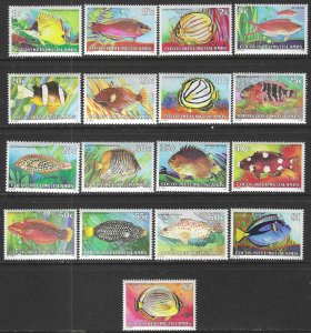 Cocos Islands 34-50 MNH Complete SC$10.15