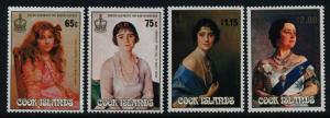 Cook Islands 871-4 MNH Queen Mother 85th Birthday