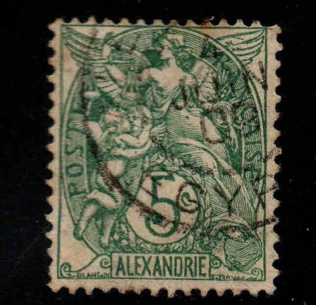 France office in Alexandria Egypt Scott 20 Used stamp 