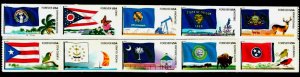 FLAGS OF OUR NATION 2011 SCOTT #4313-4322 SET 5 - US 10 FOREVER STAMPS MNH