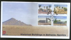 Namibia 2004 Historical Buildings in Bethanie Churches Architecture FDC # 16631