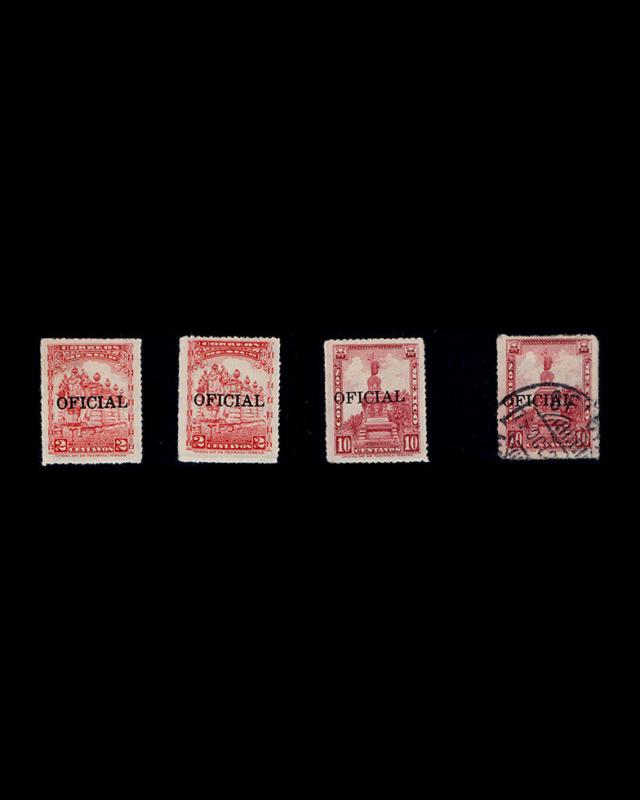 VINTAGE: MEXICO 1928-29 OGNH,OGLH,OGLH  SCOTT # 0196-7 $ 75.50 LOT # MEX1928AQ