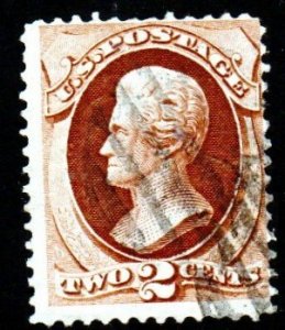 SC# 146 - (2c) - Jackson, red brown, USED single.