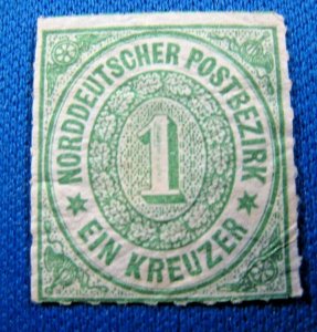 GERMANY - N. GERMAN CONFEDERATION 1868  -  SCOTT # 7   MH      (LL)