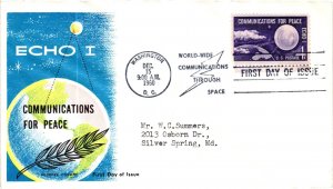 1173 Echo 1 Space Satellite – Fleugel Cachet