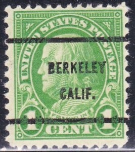 Precancel - Berkeley, CA PSS 632-61 - Bureau Issue
