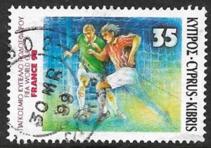 CYPRUS 1998 WORLD CUP SOCCER FRANCE Issue Sc 917 VFU