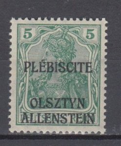 1920 Allenstein Plebiscite Michel 1 MNH