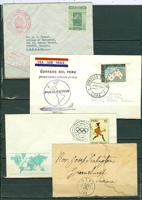 PERU LOT of (4) COVERS...INTERESTING