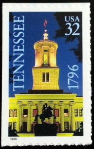 1996 32c Tennessee Statehood Bicentennial, SA Scott 3071 Mint F/VF NH