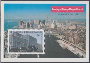 ST VINCENT Sc # 1728 CPL MNH SOUVENIR SHEET - JAVITS CONVENTION CENTER, NY