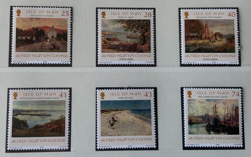 ISLE OF MAN 2004 WATERCOLOURS  SG1178/1183  MNH SEE SCAN