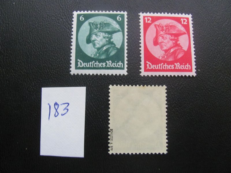 Germany 1933 MNH SIGNED SCHLEGEL SC 398-400 SET VF/XF 320 EUROS (183)