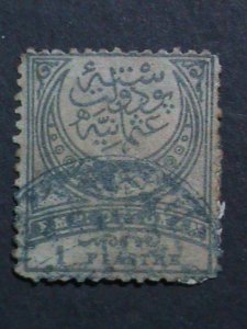 ​TURKEY-1884 SC#69 138 YEARS OLD OTTOMAN EMPIRE USED- STAMP-FINE