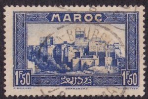 French Morocco #141 Used