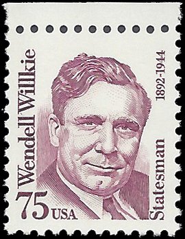 #2192 75c Great Americans Wendell Willkie 1992 Mint NH