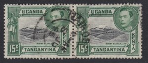 KUT, Sc 73 (SG 138), used pair