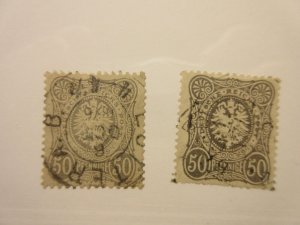 GERMANY Scott  34, 34a  USED  Lot-10*  Cat $351