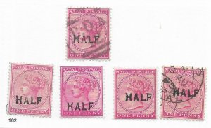 Natal #80 Used - Stamp - CAT VALUE $2.50 PICK ONE