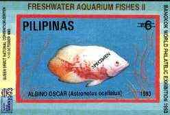 Philippines 1993 Fish imperf souvenir sheet with Bangkok ...